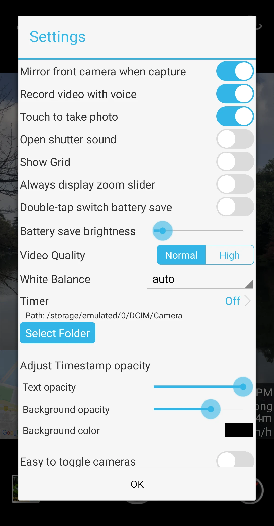 Timestamp Camera screenshot