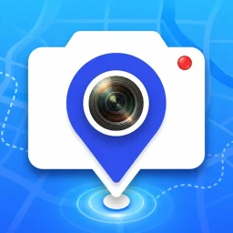 Ikon Timestamp Camera - GPS & Peta